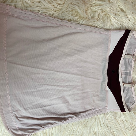 Lululemon hot spell tank - pink RUCHED SIDE - size 4 - Picture 6 of 10